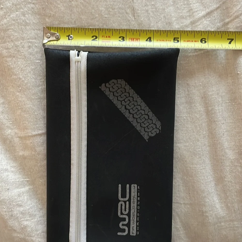 Genuine FIA WRC world rally championship zipper pouch (made from car tire!)